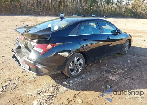 2025 Hyundai Elantra Hybrid Limited from USA, damaged, VIN KMHLN4DJ9SU170891